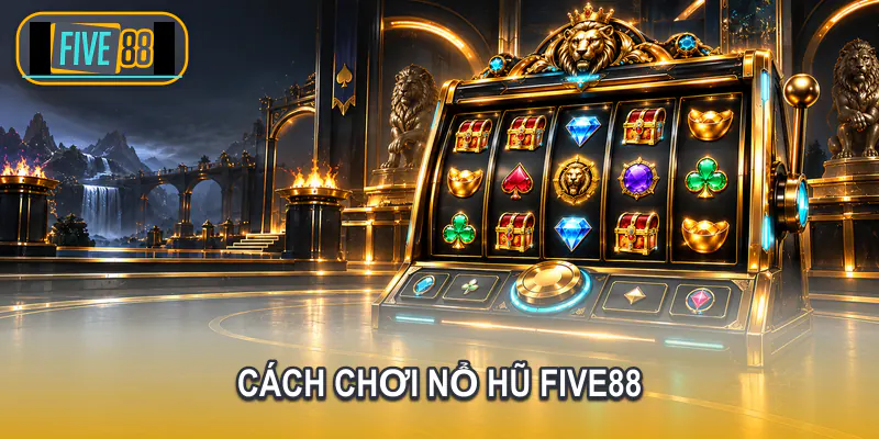 Guồng quay slot Five88 với biểu tượng và bảng thông tin