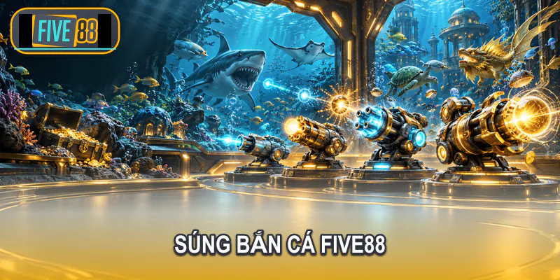 Dàn pháo nhiều cấp trong phòng Bắn cá Five88